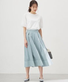 組曲 エンブロイダリーレース スカート