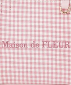 Maison de FLEUR ギンガムフリル2Wayバッグ