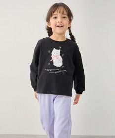 ANY KIDS 【綿100%】ネコアソート 長袖Tシャツ