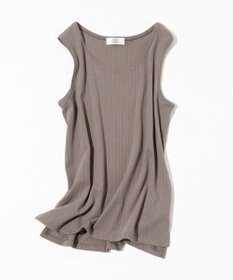 J.PRESS LADIES L ワイドリブジャージー ノースリーブ カットソー