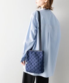 MIYABIYA 【撥水加工】La quoh with kirakaracho 南蛮七宝エンボスボンディング B5ショルダー