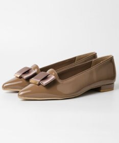 BONTRE 【PRECIEUX JOUET/プレシュウジュエ】ポインテッドリボンパンプス