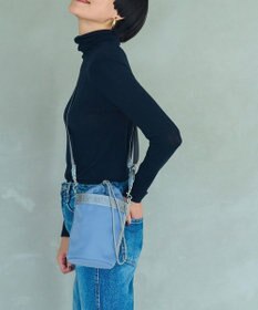 TOPKAPI 【Breath TOPKAPI】ナイロン ロゴテープ バケツ 巾着 ショルダー バッグ