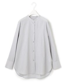 ICB 【洗える】CRySiタイプライター ボウタイ付きバンドカラーシャツ