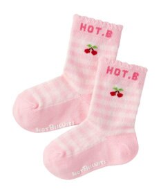 MIKI HOUSE HOT BISCUITS 【9-19cm】 クルー丈 ソックスパック2足セット