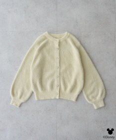 earth music&ecology 【予約】Disney/ポイントミッキーラメシャギーカーデ