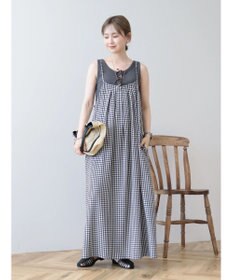 AMERICAN HOLIC ギンガムサッカーキャミワンピース