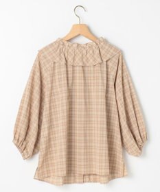 組曲 S ライトトロピカルロールネック ブラウス