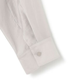 ICB 【洗える】リヨセルナイロンワッシャー ノーカラーブルゾン