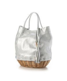 UNBILLION perche 牛革×ヤナギ底2wayトートバッグ