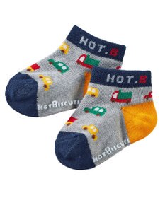 MIKI HOUSE HOT BISCUITS ワンポイント半袖Tシャツ＆ローカットソックスギフトセット【BOX付き】