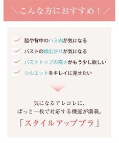 Wing ブラジャー これ1枚できれいシルエット 脇高設計 脇から背中すっきり 【スタイルアップブラ】 ブラ KB2900 ウイング／ワコール