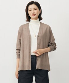 J.PRESS LADIES L Vis/Peスパーク ニット カーディガン