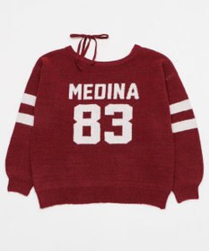 WEGO フラッフィー2WAYグラフィックワンショルBIGニット