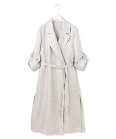 ICB 【日本製】トリアセリネンシャイニーツイル ロングジャケット