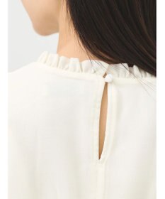 earth music&ecology マジョリカプリーツ半袖ブラウス