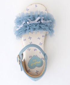 ANY KIDS チュールフリル サンダル