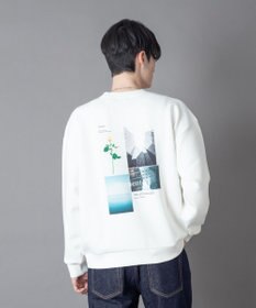 WEGO 【ユニセックス着用ITEM】アクセ付きフォトグラフィックプルオーバー