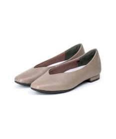 AcureZ Vカットフラットパンプス「母趾にやさしい美パンプス」