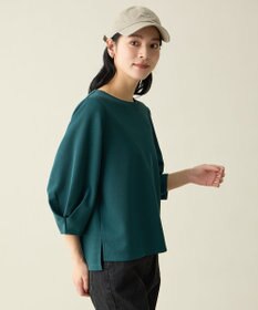 ANY L コンフォータブル袖タックブラウス