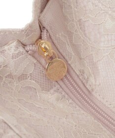 Maison de FLEUR レースフリルハンドルスクエアトートSバッグ