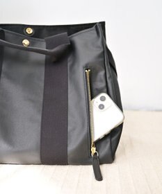 Hekhèr Le Style de Vie 【日本製 / A4サイズ対応 / 2WAY】PUコートコットンキャンバス トートバッグ large