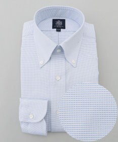 J.PRESS MEN 【PREMIUM PLEATS / 形態安定】ピンヘッド ドレスシャツ / B.D.