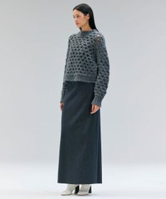 BEIGE， 【VERY NaVY12月号掲載】MONTAIGNE / イージーウエストウールロングスカート