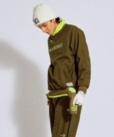 PW CIRCULUS 【3層レイヤー構造ボンディング×中綿キルティング】【MEN】中綿プルオーバー ゴルフ