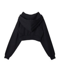 WEGO ラインストーンWジップショートパーカー