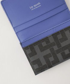 MIYABIYA La quoh with kirakaracho 角つなぎ プリントレザー 名刺入れ