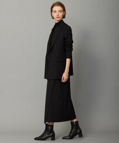 ICB L 【洗える】ウール2WAYストレッチ ダブルブレストジャケット