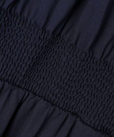 組曲 【洗える・WEB限定】プレーティング天竺 ドレープワンピース