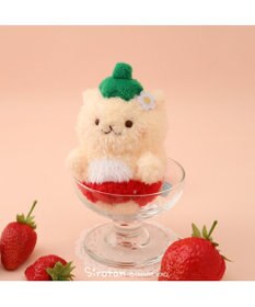 Mother garden らっこいぬ  マスコットキーホルダー 《ジューシーいちご》