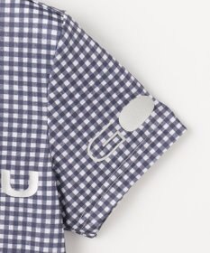 23区GOLF 【WOMEN】【接触冷感・UVケア・吸水速乾】ギンガムチェック柄 ポロシャツ