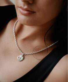 yoaa シルバー925 キクネックレス