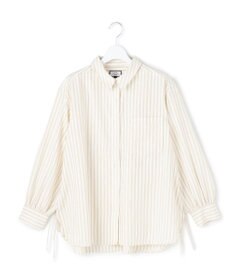 J.PRESS YORK STREET 【WOMEN】サイドドローストリング シャツブラウス