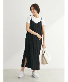 Green Parks フェザージャガードキャミワンピース