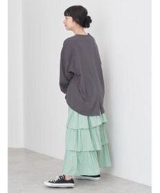 earth music&ecology フリルティアードスカート