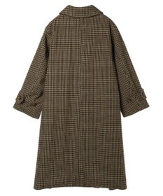 earth music&ecology ステンカラーコート（チェック）