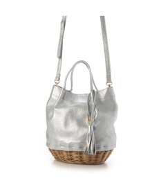 UNBILLION perche 牛革×ヤナギ底2wayトートバッグ