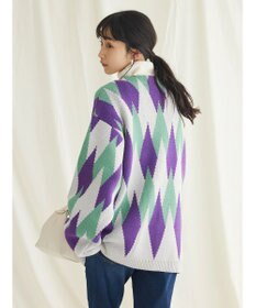 CRAFT STANDARD BOUTIQUE 【男女兼用】アーガイル柄カーディガン2