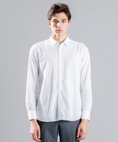 JOSEPH HOMME アロージャガードストレッチ　レギュラーカラーシャツ