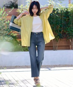 ANY 【洗濯機可/ストレッチ】デニムフレアパンツ