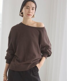 WEGO 【ANGIE VINTAGE/SETUP対応アイテム】オフショルダー裏毛スウェット