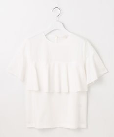 自由区 S 【接触冷感・UVカット・吸水速乾・抗菌防臭・洗える】ハイツイストポンチフレアディティール カットソー