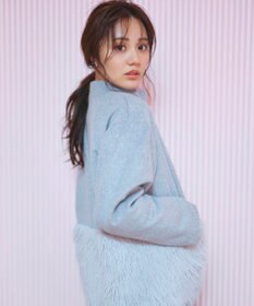 Feroux ウール混 ショートコート