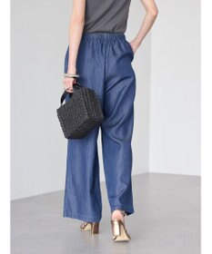 AMERICAN HOLIC 接触冷感デニムイージーワイドパンツ