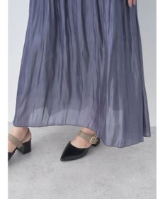 earth music&ecology シャイニーギャザースカート