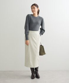 Green Parks 洗える　パフニットプルオーバー